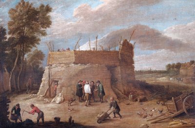 „Vápenka s figurkami“, 17. století od David Teniers II