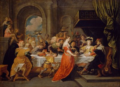 Herodesův svátek, 1640-1690. od David Teniers II