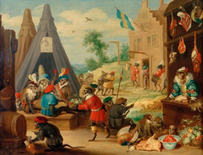 Affenfest od David Teniers the Younger