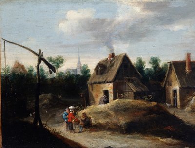 Venkovská krajina, 17. století od David Teniers the Younger