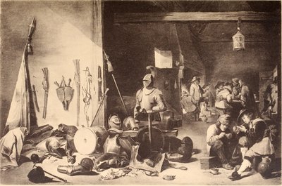 Guardroom od David Teniers the Younger