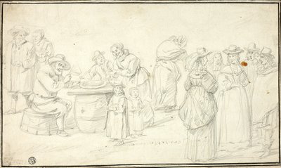 Studie pro Country festival u Antverp od David Teniers the Younger