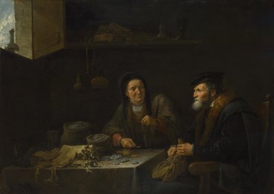 Podobenství o bohatém bláznovi, 1648 od David Teniers the Younger