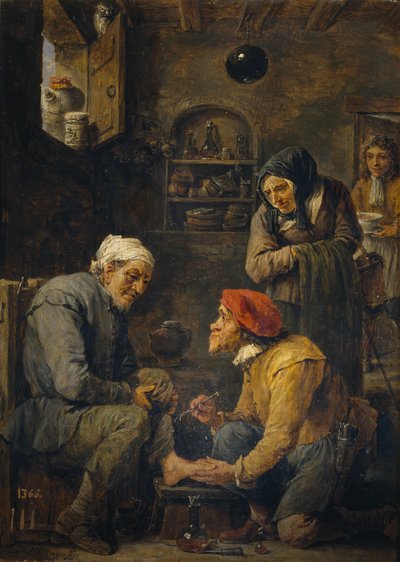 Chirurg, 1630-1640 od David Teniers the Younger