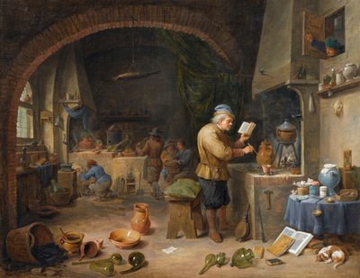 Alchymista od David Teniers the Younger