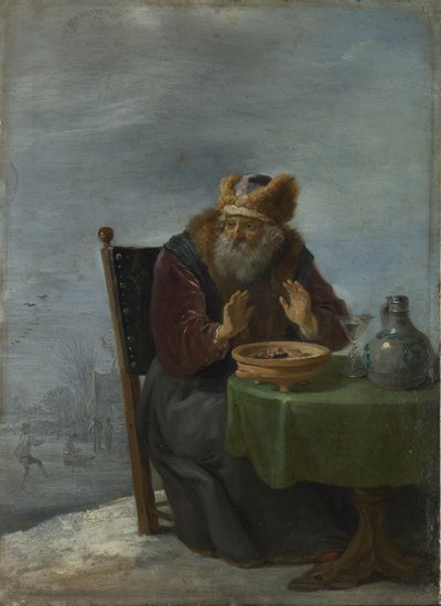 Zima Ze série The Four Seasons, c. 1644 od David Teniers the Younger