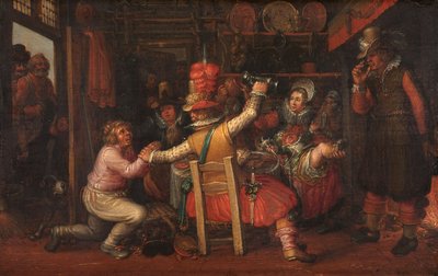 Selské neštěstí od David Vinckboons