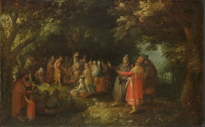 Kázání svatého Jana Křtitele od David Vinckboons