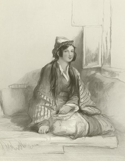 Čerkeská dáma od David Wilkie