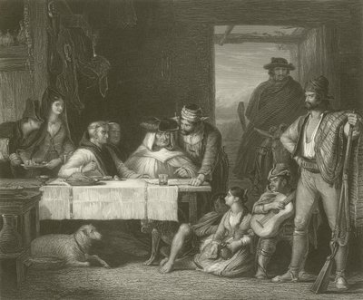 Partyzánská válečná rada od David Wilkie