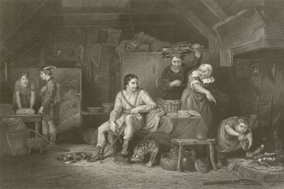 Alfréd v chatě Neatherd od David Wilkie