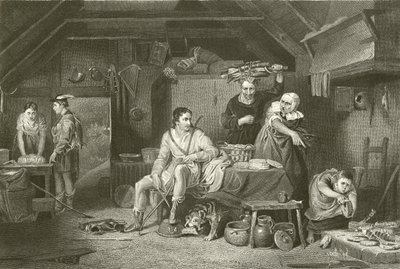 Alfréd v chatě Neatherd od David Wilkie