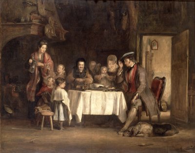 Grace Before Meat, 1839 od David Wilkie