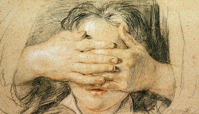 Hádej moje jméno (pastel a křída na papíře) od David Wilkie