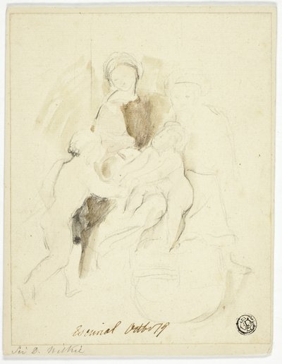 Svatá rodina v Escorialu od David Wilkie
