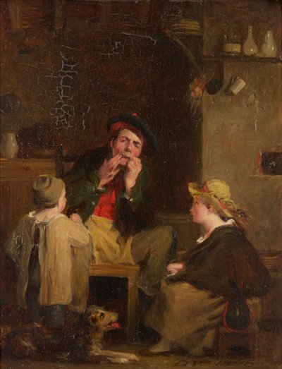 Studie pro židovskou harfu od David Wilkie