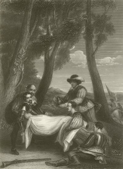 Smrt sira Philipa Sidneyho od David Wilkie
