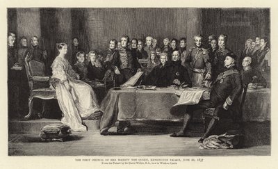 První rada Jejího Veličenstva královny, Kensingtonský palác, 20. června 1837 od David Wilkie