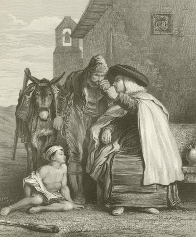 Partyzán odcházející od svého zpovědníka od David Wilkie