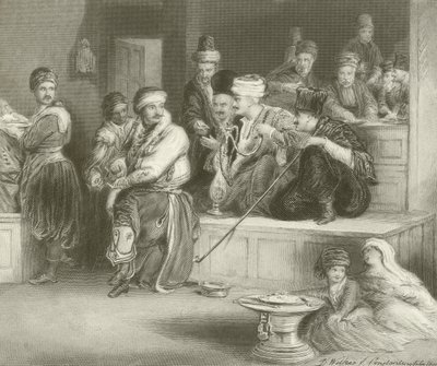 Turecký kurýr týkající se zpráv o dobytí Acre od David Wilkie