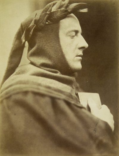 Pre-Raphaelite: John Everett Millais (1829-1896) jako Dante par Wynfield, David Wilkie (1837-1887) od David Wilkie Wynfield