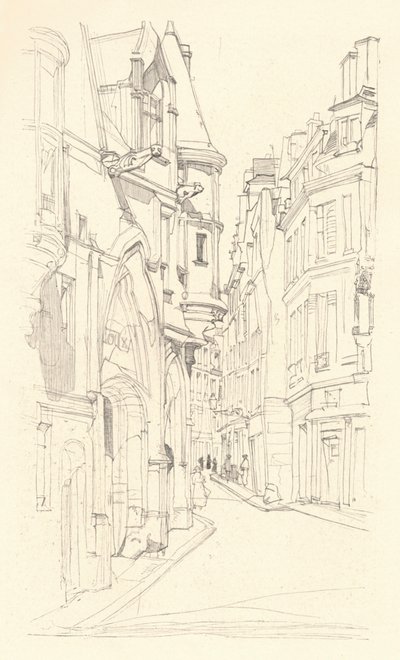 Hotel Sens, 1915 od David Young Cameron