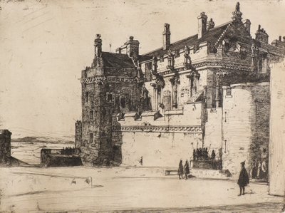 Palác Stuartů (lept) od David Young Cameron