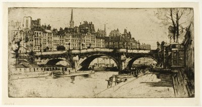 Pont Neuf, první deska z Paris Set od David Young Cameron