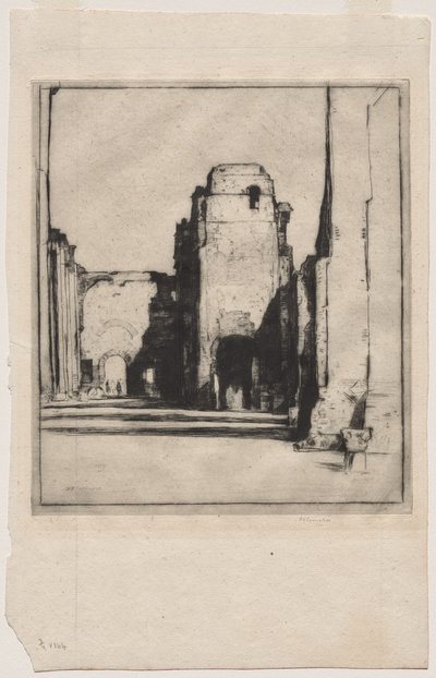 Tepidarium, Baths of Caracella   1310080   cs       czech Successfully Translated  Original: He felt the net very heavy, from The Water Babies by Charles Kingsley, pub. 1916 (colour litho) Translat: He felt the net very heavy, from The Water Babies by Char od David Young Cameron