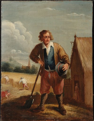 Alegorie čtyř živlů: Země (olej na panelu) od David the Younger (follower of) Teniers