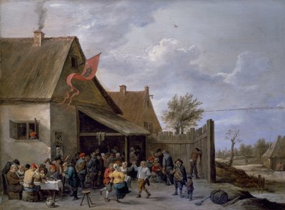Kermis na den svatého Jiří od David Teniers the Younger