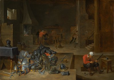 The Armorers Shop, c.1640-1645 od David Teniers the Younger