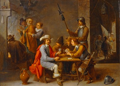 Zapření svatého Petra od David the Younger Teniers