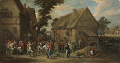 Vesnická slavnost, asi 1646-50 (olej na plátně) od David the Younger Teniers
