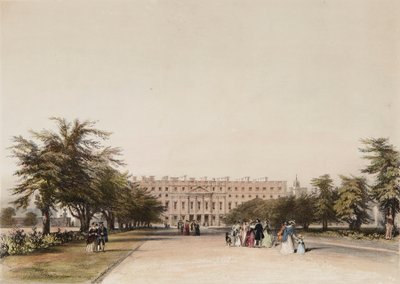 East Front a Great Fountain Garden od David the younger Cox