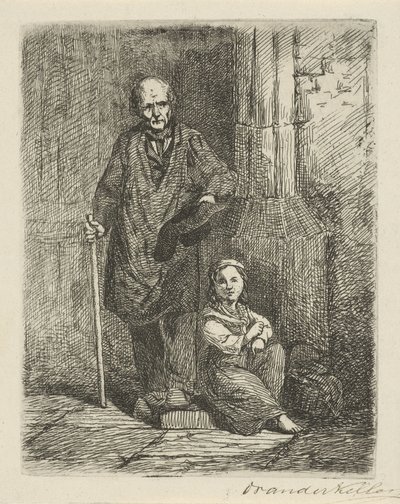 Žebrák od David van der Kellen