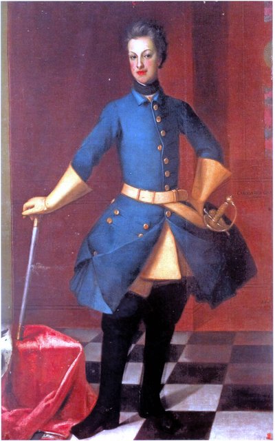 Portrét Karla Fridricha Holštýnsko-Gottorpského (1700-1739) od David von Krafft