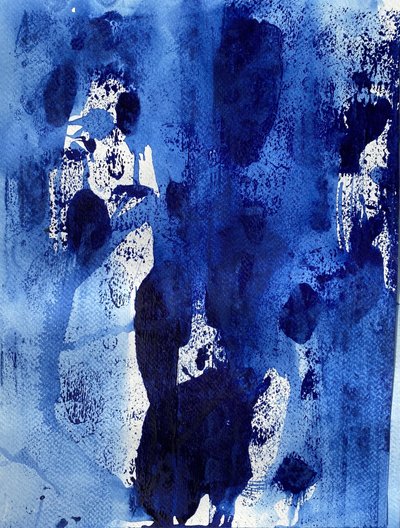 Deep Blue – Abstrakt od Deb Chaney