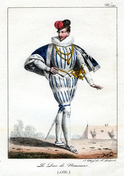 Jacques de Savoie, druhý vévoda z Nemours, 1580, c1795-1825. od Delpech