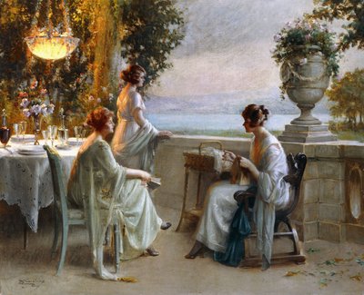 Večer na terase od Delphin Enjolras