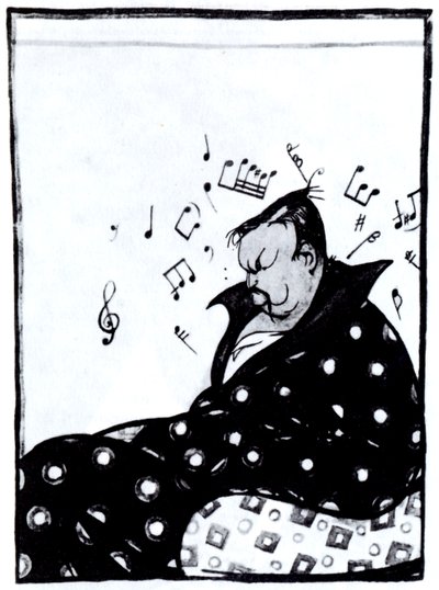 Skladatel Alexander Glazunov 1865-1936, 1915 od Deni