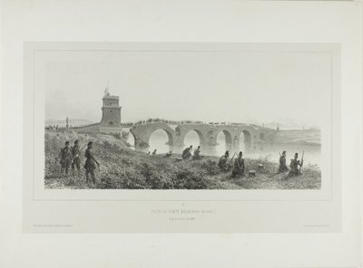 Eroberung der Molle-Brücke von Denis-Auguste-Marie Raffet