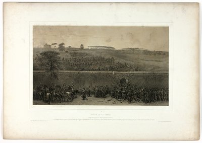 Zachycení vily Pamfili ze Suvenýry Itálie: Expedice do Říma od Denis Auguste Marie Raffet