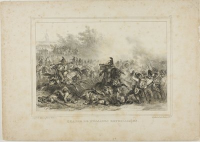 Charge of the Republican Hussards od Denis-Auguste-Marie Raffet
