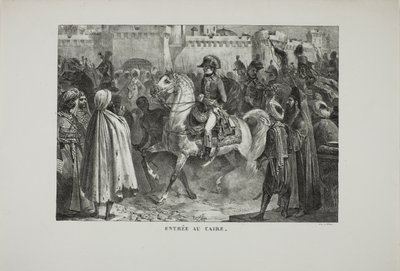 Vstup do Káhiry od Denis Auguste Marie Raffet
