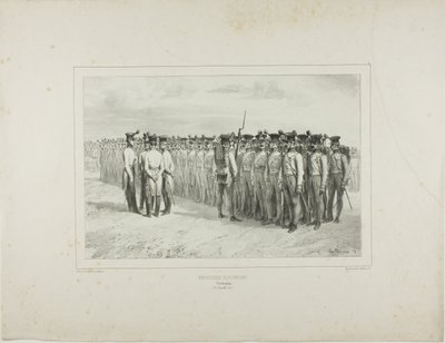 Maďarská pěchota, Prešpurk, 2. července 1837 od Denis Auguste Marie Raffet