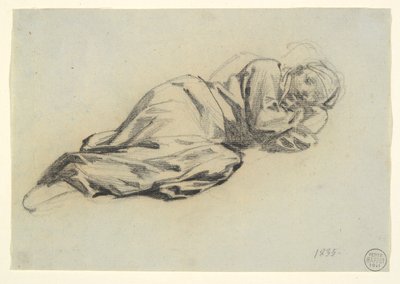 Ležící postava od Denis Auguste Marie Raffet