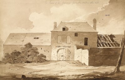 „Č. 5 The House of du Gourmon from the Wood on the Left“, 1815 (wc a tužka na papíře) od Denis Dighton