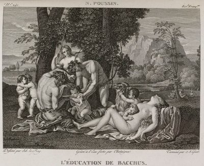 Denis-Sébastien Leroy, Chataigner a Niquet - Výchova Bakcha, podle Nicolase Poussina - 1802-1815 od Denis Sebastien Leroy
