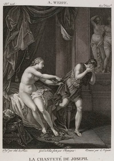 Denis-Sébastien Leroy, Chataigner a Niquet - Josefova cudnost, podle Adriaena van der Werffa - 1802-1815 od Denis Sebastien Leroy